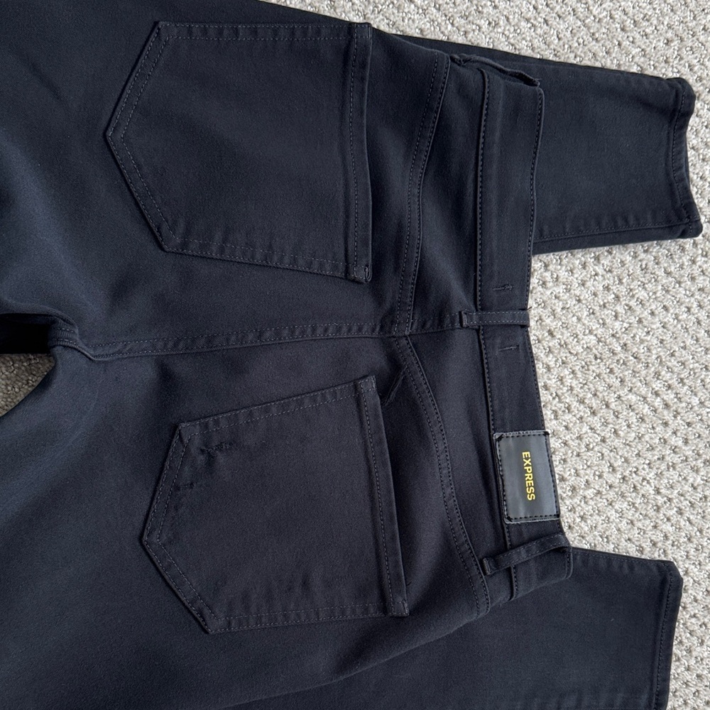 Express - High Rise Black Skinny Jeans - Picture 6 of 11